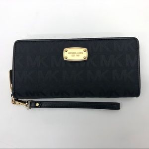 Michael Kors HandBag EST 1981 Black Gold Travel